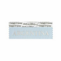 Argentina Award Ribbon w/ Silver Foil Imprint (4"x1 5/8")